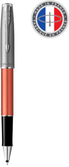 Ручка роллер Parker Sonnet Essentials SB T545 (CW2169230) LaqOrange CT F черн. черн. подар.кор. - купить недорого с доставкой в интернет-магазине