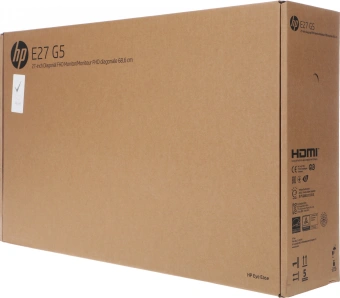 Монитор HP 27" E27 G5 черный IPS LED 16:9 HDMI матовая HAS Piv 300cd 178гр/178гр 1920x1080 75Hz DP FHD USB 6.96кг - купить недорого с доставкой в интернет-магазине