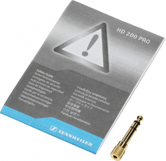 Наушники мониторные Sennheiser HD 200 PRO 2м черный проводные оголовье (507182) - купить недорого с доставкой в интернет-магазине