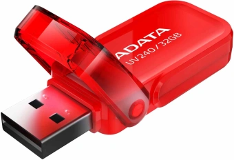 Флеш Диск A-Data 32GB UV240 AUV240-32G-RRD USB2.0 красный - купить недорого с доставкой в интернет-магазине