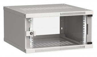 Шкаф коммутационный ITK Linea WE (LWE3-06U66-GF) настенный 6U 600x600мм пер.дв.стекл направл.под закл.гайки 50кг серый 550мм 14.3кг 200град. 320мм IP20 IK08 сталь - купить недорого с доставкой в интернет-магазине