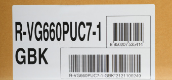 Холодильник Hitachi R-VG660PUC7-1 GBK 2-хкамерн. черный стекло инвертер - купить недорого с доставкой в интернет-магазине