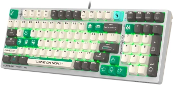 Клавиатура A4Tech Bloody S98 Pixels Green механическая белый/бежевый USB for gamer LED (S98) - купить недорого с доставкой в интернет-магазине