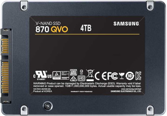 Накопитель SSD Samsung SATA-III 4TB MZ-77Q4T0BW 870 QVO 2.5" - купить недорого с доставкой в интернет-магазине