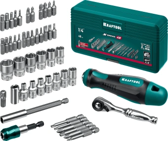 Отвертка Kraftool 25816 в компл.:49 предметов жесткий кейс - купить недорого с доставкой в интернет-магазине