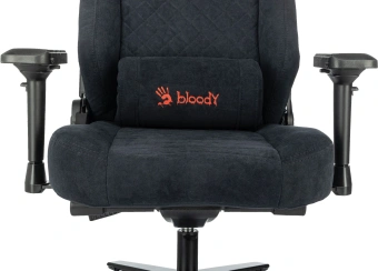 Кресло игровое A4Tech Bloody GC-660 черный Formula 999 искусственная замша с подголов. крестов. металл - купить недорого с доставкой в интернет-магазине