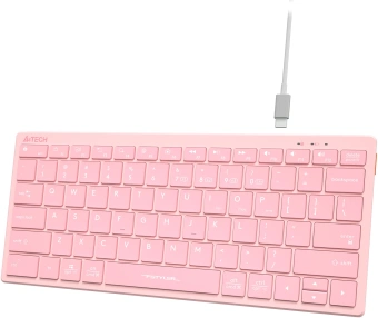 Клавиатура A4Tech Fstyler FBX51C розовый USB беспроводная BT/Radio slim Multimedia (FBX51C PINK) - купить недорого с доставкой в интернет-магазине