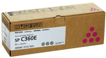 Картридж лазерный Ricoh SP C360E 408190 пурпурный (1500стр.) для Ricoh SP C360DNw/C360SNw/C360SFNw/C361SFNw - купить недорого с доставкой в интернет-магазине