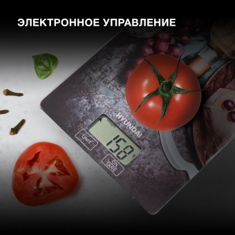 Весы кухонные электронные Hyundai HYS-KG211 макс.вес:5кг рисунок - купить недорого с доставкой в интернет-магазине