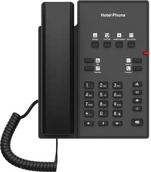 Телефон IP Fanvil H1-2 Wire черный - купить недорого с доставкой в интернет-магазине