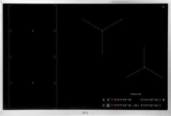 Индукционная варочная поверхность AEG IKE84471XB черный/серебристый - купить недорого с доставкой в интернет-магазине