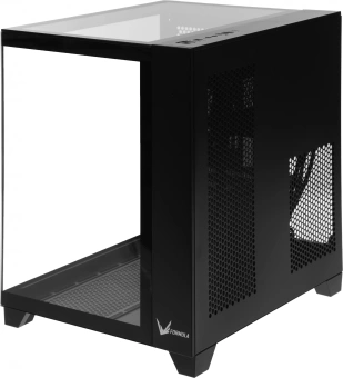 Корпус Formula Crystal Z9M черный без БП mATX 5x120mm 1xUSB3.0 audio bott PSU - купить недорого с доставкой в интернет-магазине