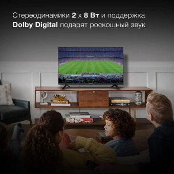 Телевизор LED Hyundai 32" H-LED32BS5002 Android TV Frameless черный HD 60Hz DVB-T2 DVB-C DVB-S DVB-S2 USB WiFi Smart TV - купить недорого с доставкой в интернет-магазине