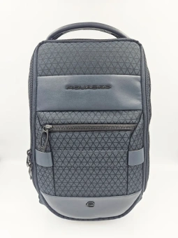 Рюкзак слинг мужской Piquadro Hex CA6826W139/BLU синий полиэстер - купить недорого с доставкой в интернет-магазине
