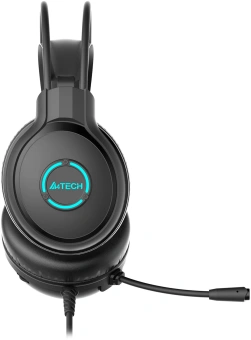 Наушники с микрофоном A4Tech Fstyler FH300U черный 2м мониторные USB оголовье (FH300U BLACK) - купить недорого с доставкой в интернет-магазине