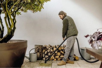 Строительный пылесос Karcher WD 3 V-17/4/20 1000Вт желтый - купить недорого с доставкой в интернет-магазине