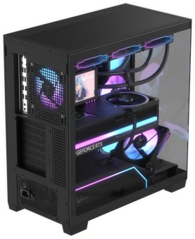Корпус Formula Crystal Z8G Floe черный без БП ATX 8x120mm 6x140mm 2xUSB3.0 audio bott PSU - купить недорого с доставкой в интернет-магазине