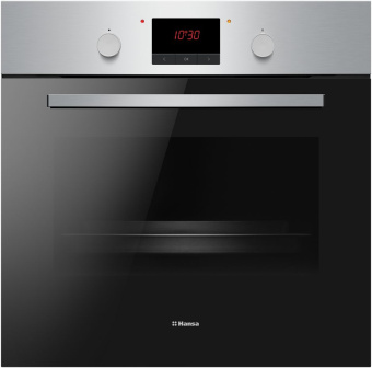 Духовой шкаф Электрический Hansa BOEI68224 нержавеющая сталь/черный - купить недорого с доставкой в интернет-магазине