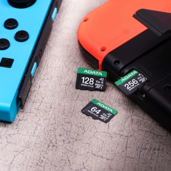 Флеш карта microSDXC 64GB A-Data UD64GUI3V30A2SP-RA1 Speed Plus + adapter - купить недорого с доставкой в интернет-магазине