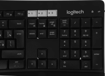 Клавиатура + мышь Logitech MK850 клав:черный мышь:черный USB беспроводная slim Multimedia (920-008486) - купить недорого с доставкой в интернет-магазине