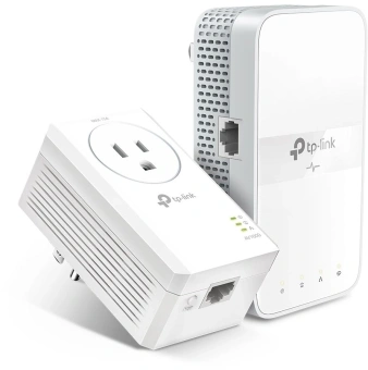 Сетевой адаптер Powerline TP-Link TL-WPA7617 Kit Gigabit Ethernet - купить недорого с доставкой в интернет-магазине
