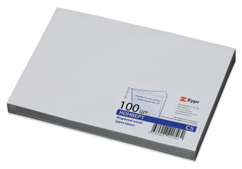 Конверт Buro 250.100 C5 162x229мм белый клеевой слой 80г/м2 (pack:100pcs) - купить недорого с доставкой в интернет-магазине