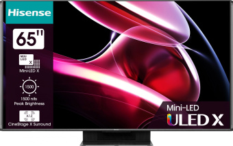 Телевизор LED Hisense 65" 65UXKQ темно-серый 4K Ultra HD 120Hz DVB-T DVB-T2 DVB-C DVB-S DVB-S2 USB WiFi Smart TV - купить недорого с доставкой в интернет-магазине