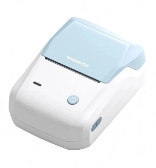 Термопринтер Niimbot B1 Blue (1746797) 203dpi 50мм/с/USB/BT для печ.этик. голубой - купить недорого с доставкой в интернет-магазине