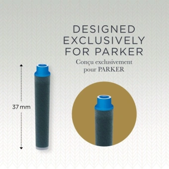 Картридж Parker Quink Z17 Mini (1950409) синие чернила для ручек перьевых (6шт) - купить недорого с доставкой в интернет-магазине
