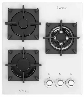 Газовая варочная поверхность Gefest ПВГ 2100-01 К73 черный - купить недорого с доставкой в интернет-магазине