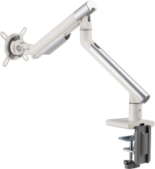 Кронштейн для мониторов Ultramounts UM713W белый 17"-32" макс.9кг крепление к столешнице поворот и наклон - купить недорого с доставкой в интернет-магазине