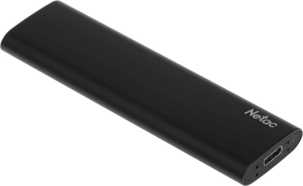 Накопитель SSD Netac USB-C 128GB NT01ZSLIM-128G-32BK Z Slim черный - купить недорого с доставкой в интернет-магазине