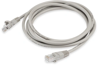 Патч-корд KingPrice KP-PC-c5e-2m-g UTP 4 пары cat.5E CCA molded 2м серый RJ-45 (m)-RJ-45 (m) - купить недорого с доставкой в интернет-магазине