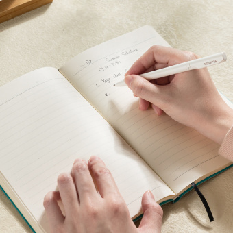 Блокнот Deli EN126LORANGE A5 210х143мм искусст. кожа 96л линейка мягкая обложка оранжевый - купить недорого с доставкой в интернет-магазине