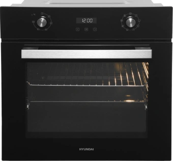 Духовой шкаф Электрический Hyundai HEO 66411 BG черный - цена, купить или заказать с доставкой в интернет-магазине Духовой шкаф Электрический Hyundai HEO 66411 BG черный - купить недорого с доставкой в интернет-магазине