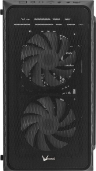 Корпус Formula Air Mesh G4 черный без БП mATX 1x120mm 1xUSB2.0 1xUSB3.0 audio - купить недорого с доставкой в интернет-магазине