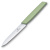 Нож кухонный Victorinox Swiss Modern (6.9006.1042) стальной универсальный лезв.100мм прямая заточка зеленый - купить недорого с доставкой в интернет-магазине