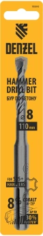 Бур Denzel 705010 по бетону Д=8мм Дл=110мм (1пред.) для перфораторов - купить недорого с доставкой в интернет-магазине