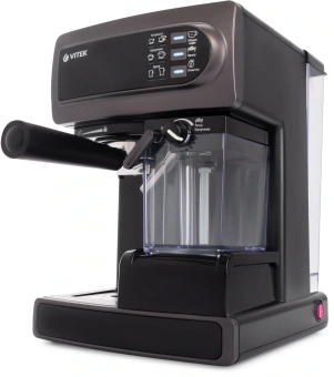 Кофеварка рожковая Vitek VT-1517 VT 1238Вт фиолетовый - купить недорого с доставкой в интернет-магазине