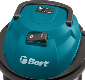 Строительный пылесос Bort BSS-1215-Aqua 1250Вт (уборка: сухая/влажная) серый - купить недорого с доставкой в интернет-магазине