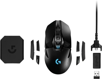 Мышь Logitech G903 LightSpeed Hero черный оптическая 25600dpi беспров. USB 9but (910-005674) - купить недорого с доставкой в интернет-магазине