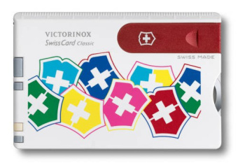 Швейцарская карта Victorinox Vx Colors (0.7107.841) белый - купить недорого с доставкой в интернет-магазине