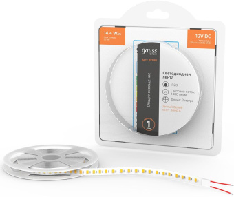 Лента светодиод. Gauss Basic 2м (BT080) - купить недорого с доставкой в интернет-магазине