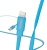 Кабель Hama Flat 00173646 USB (m)-Lightning (m) 1.2м синий плоский - купить недорого с доставкой в интернет-магазине
