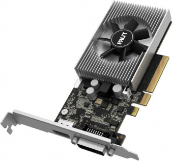 Видеокарта Palit PCI-E PA-GT1030 2GD4 NVIDIA GeForce GT 1030 2048Mb 64 DDR4 1151/2100 DVIx1 HDMIx1 HDCP Ret low profile - купить недорого с доставкой в интернет-магазине