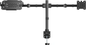 Кронштейн для монитора/ноутбука Cactus CS-VM-LH24-BL черный 17"-35" макс.20кг настольный поворот и наклон - купить недорого с доставкой в интернет-магазине