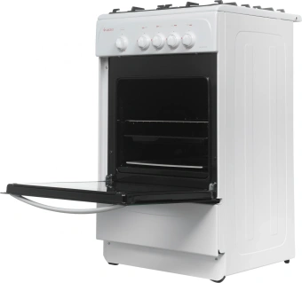 Плита Газовая Gefest CG 50М02 К73 белый (без крышки) реш.чугун - купить недорого с доставкой в интернет-магазине