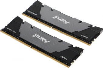 Память DDR4 2x8GB 4266MHz Kingston KF442C19RB2K2/16 Fury Renegade Black RTL Gaming PC4-34100 CL19 DIMM 288-pin 1.4В single rank с радиатором Ret - купить недорого с доставкой в интернет-магазине