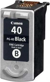 Картридж струйный Canon PG-40BK 0615B001 черный (400стр.) для Canon FAX-JX200, FAX-JX500; PIXMA IP1200, IP1700, IP2200, IP6210, MP140, MP150, MP160, MP170, MP180, MP190, MP210, MP220, MP450, MP460, MP470, MX300, MX310, iP1300, iP1600, iP1800, iP1900 - купить недорого с доставкой в интернет-магазине