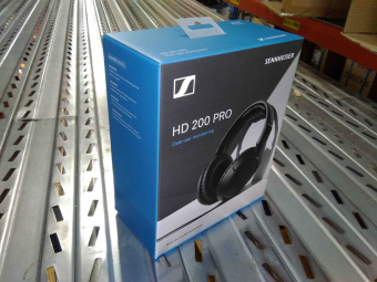 Наушники мониторные Sennheiser HD 200 PRO 2м черный проводные оголовье (507182) - купить недорого с доставкой в интернет-магазине